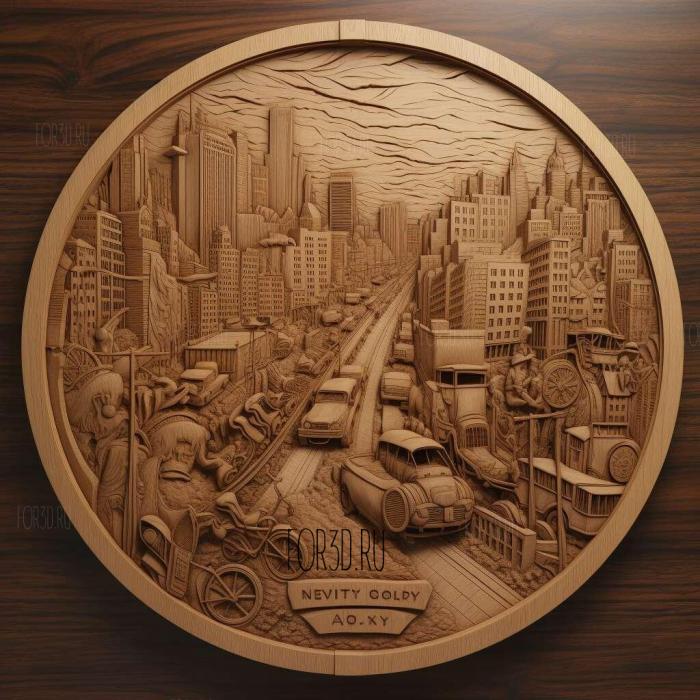 Grand Theft Auto IV Episodes From Liberty City 1 stl model for CNC